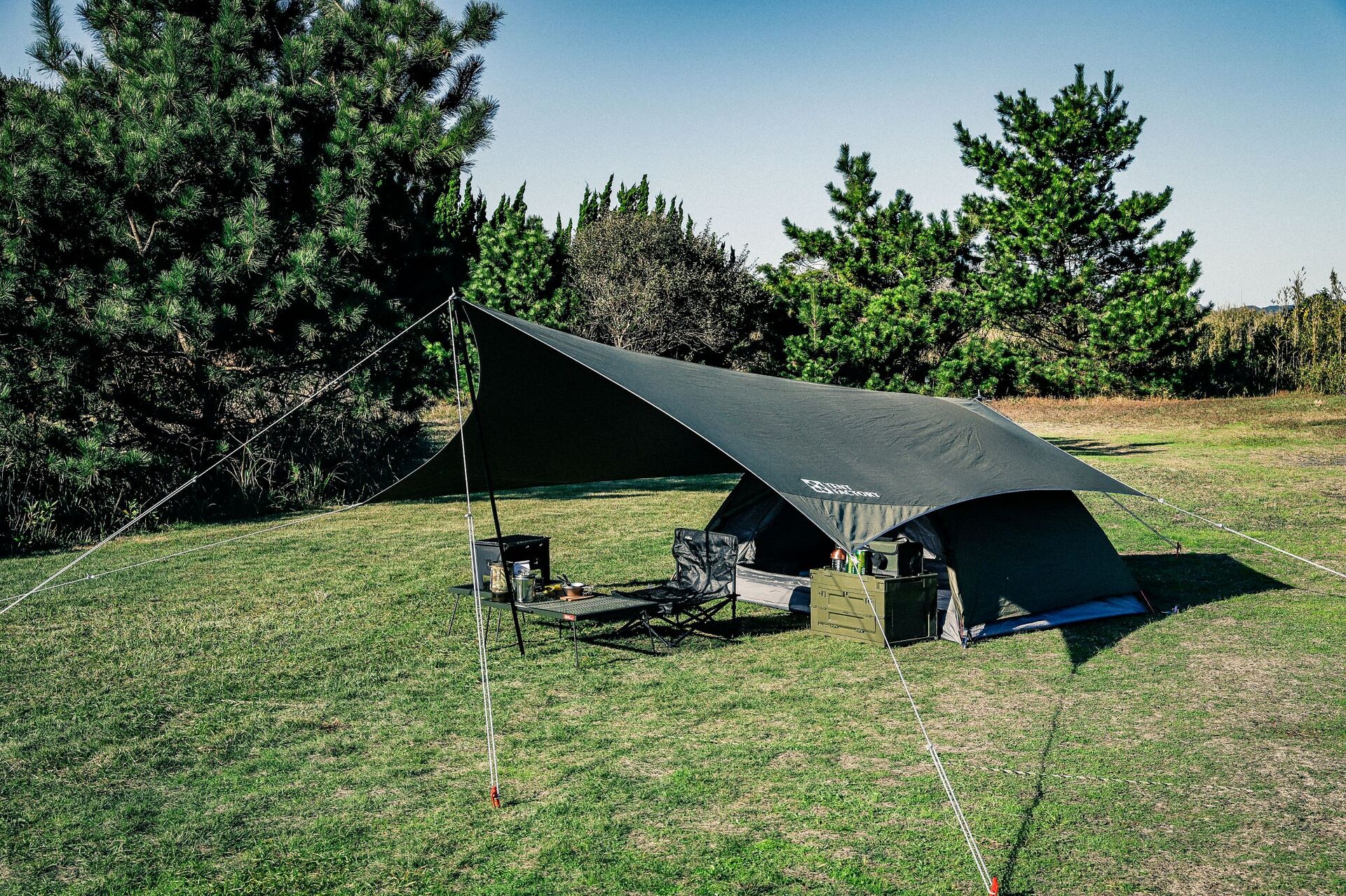 Hi-TCドームテント２+ウィングタープ　コンビネーションセット　MG