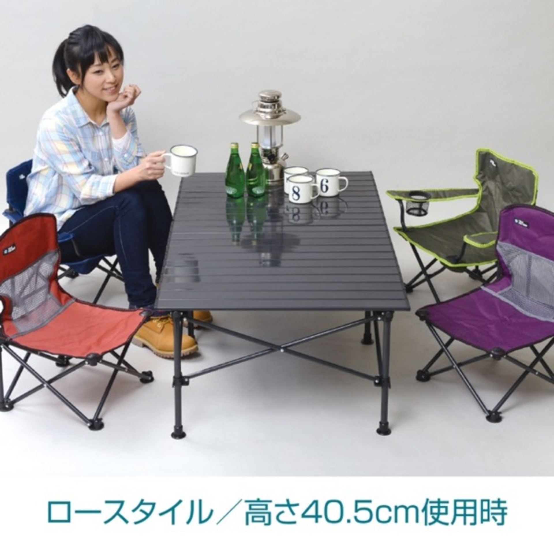 2WAYスパイダーロールトップテーブル L