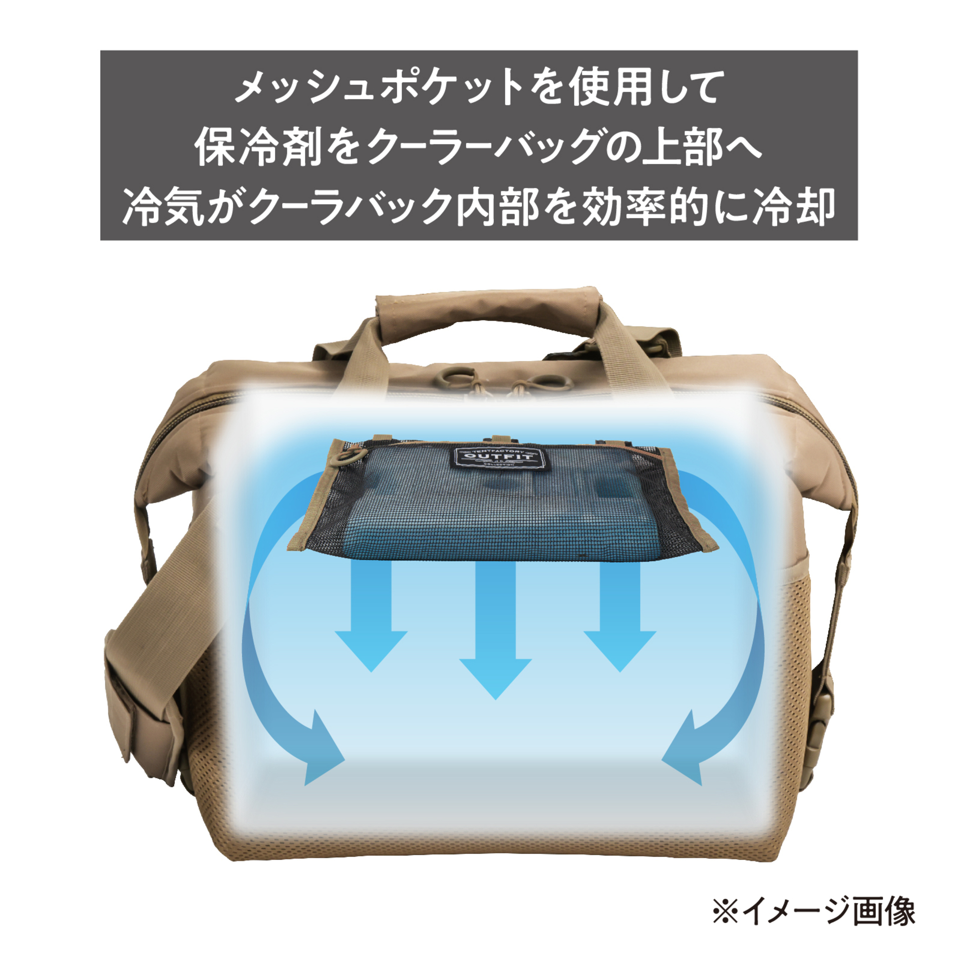 ソフトクーラーバッグ ボクシー 16L