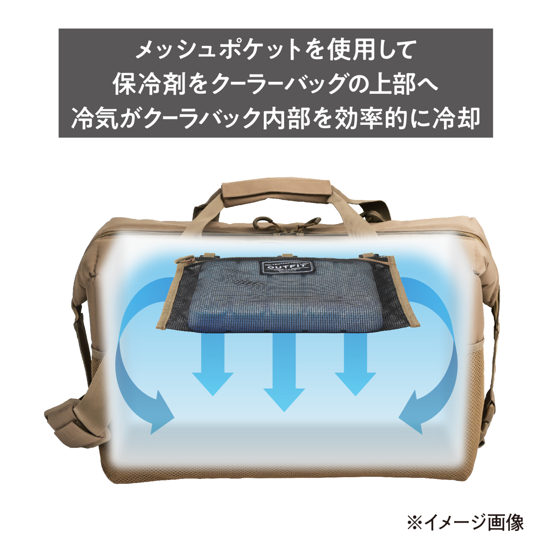 ソフトクーラーバッグ ボクシー 36L